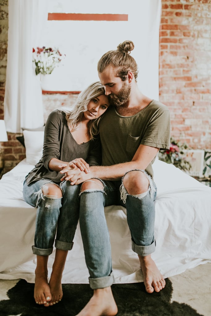 Cozy Engagement Photo Shoot In A Loft Popsugar Love And Sex