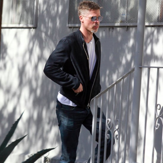 Brad Pitt Leaving Art Studio in LA March 2017