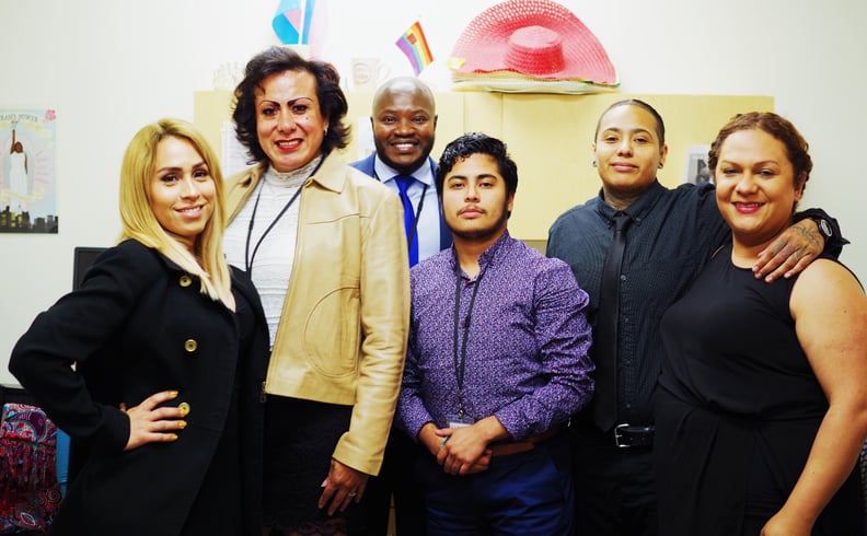 Rizi Timane and his team at St. John's Well Child and Family Center in Los Angeles 