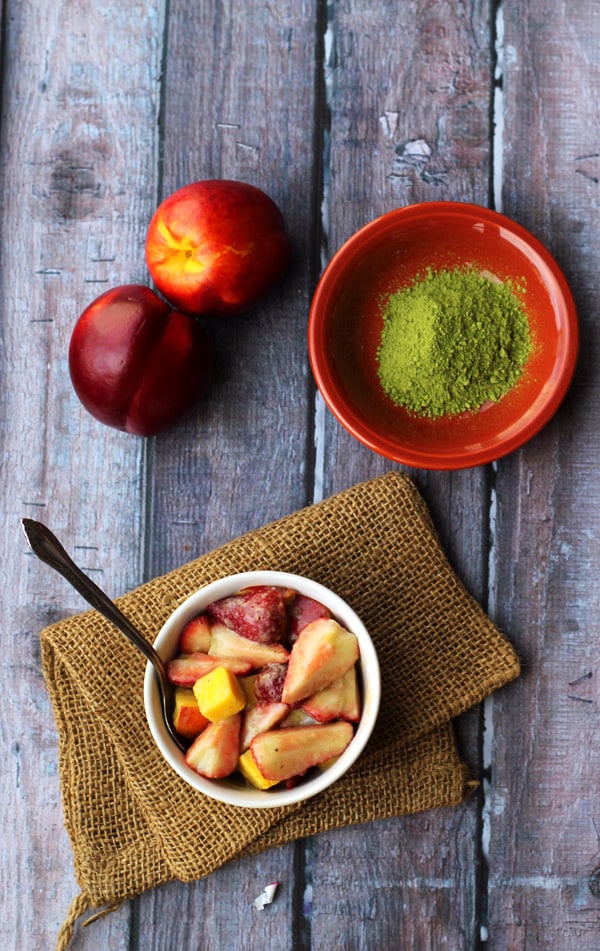 Summer Fruit Salad With Matcha Ginger Vinaigrette