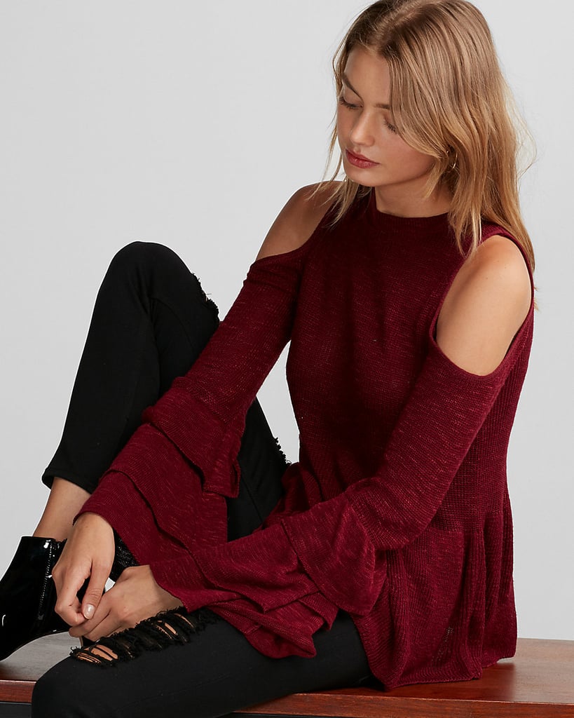 Express Layered Sleeve Sweater