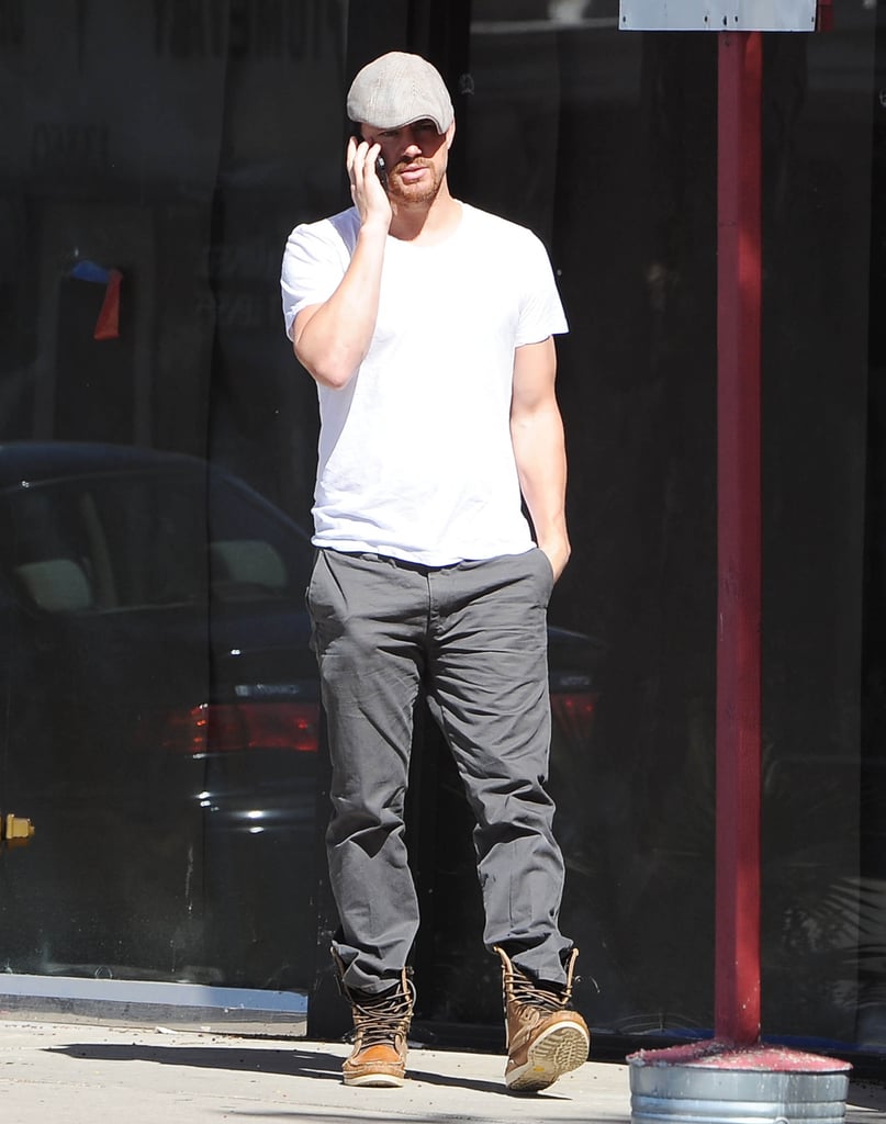 Channing Tatum got some fresh air in LA on Wednesday.
