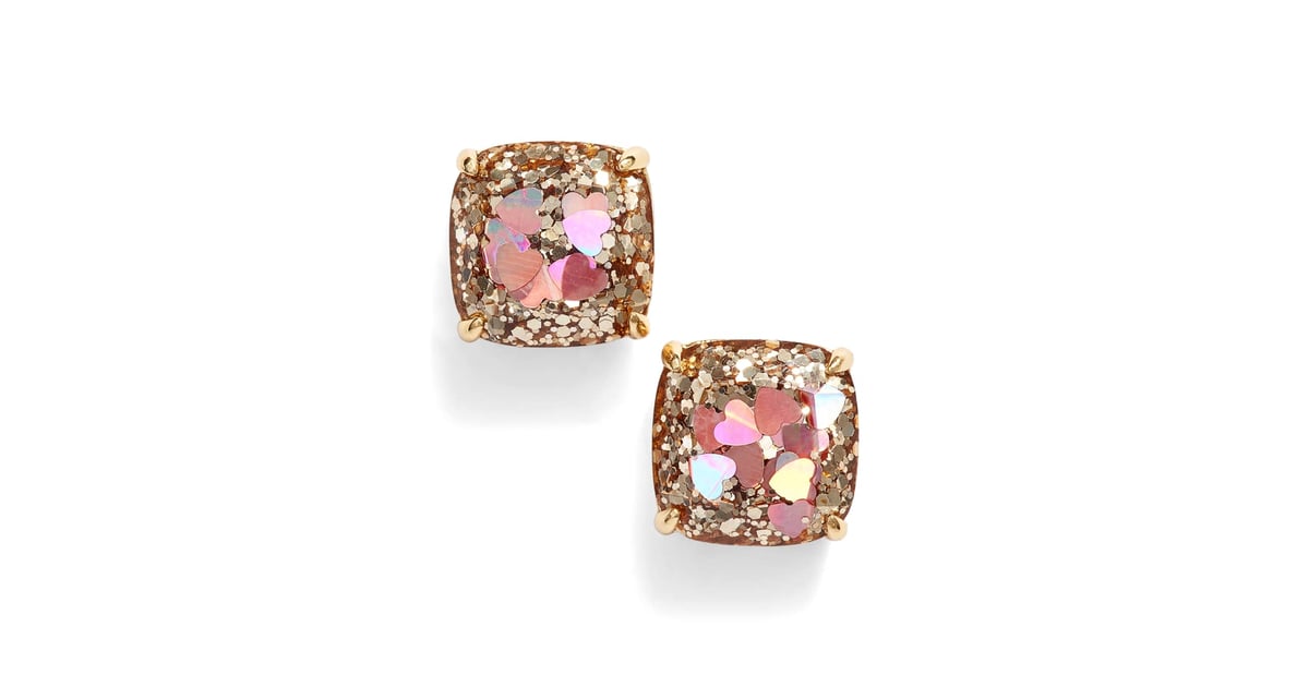 Kate Spade New York Glitter Square Stud Earrings | Gifts For Women in ...