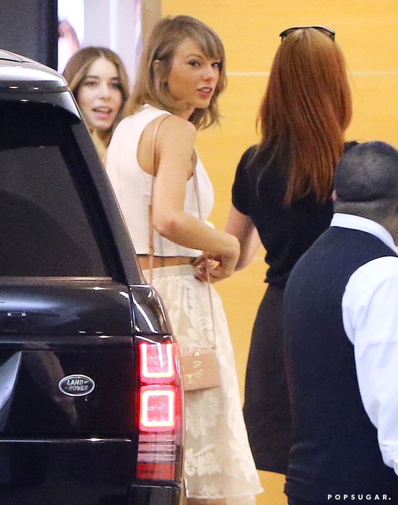 Taylor Swift and Calvin Harris After Jaime King Baby Shower