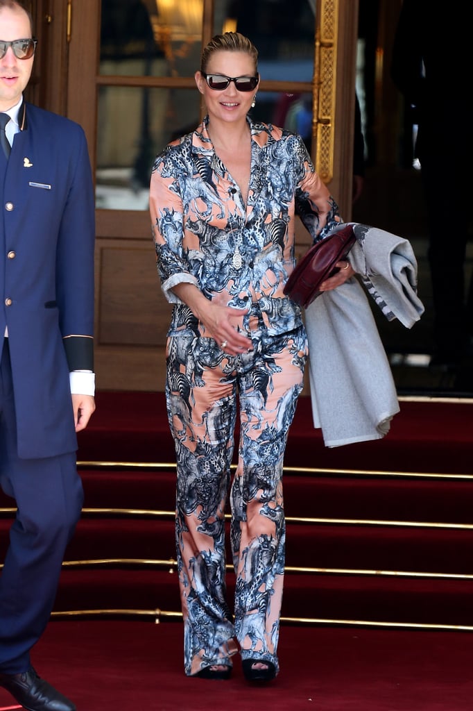 Kate Moss's Outfit at Louis Vuitton's Menswear Spring 2017