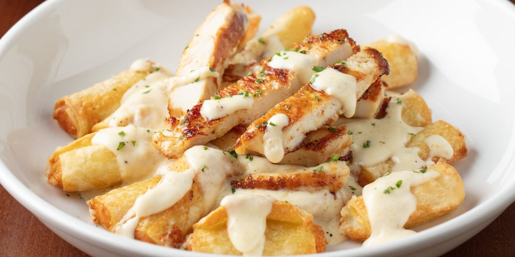 Ziti Fritta With Grilled Chicken and Alfredo