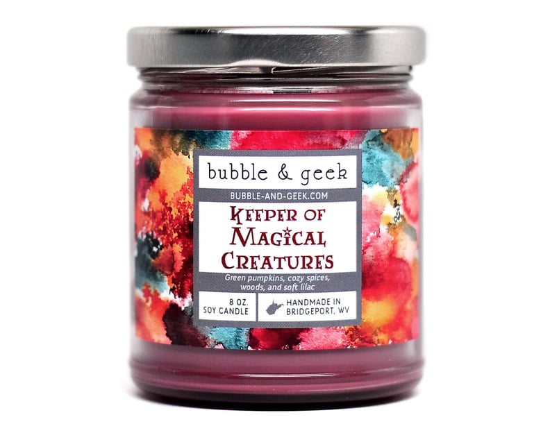 Keeper of Magical Creatures Scented Soy Candle Jar