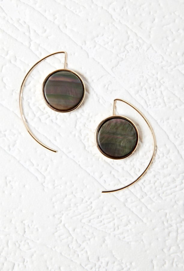 Iridescent Threader Earrings