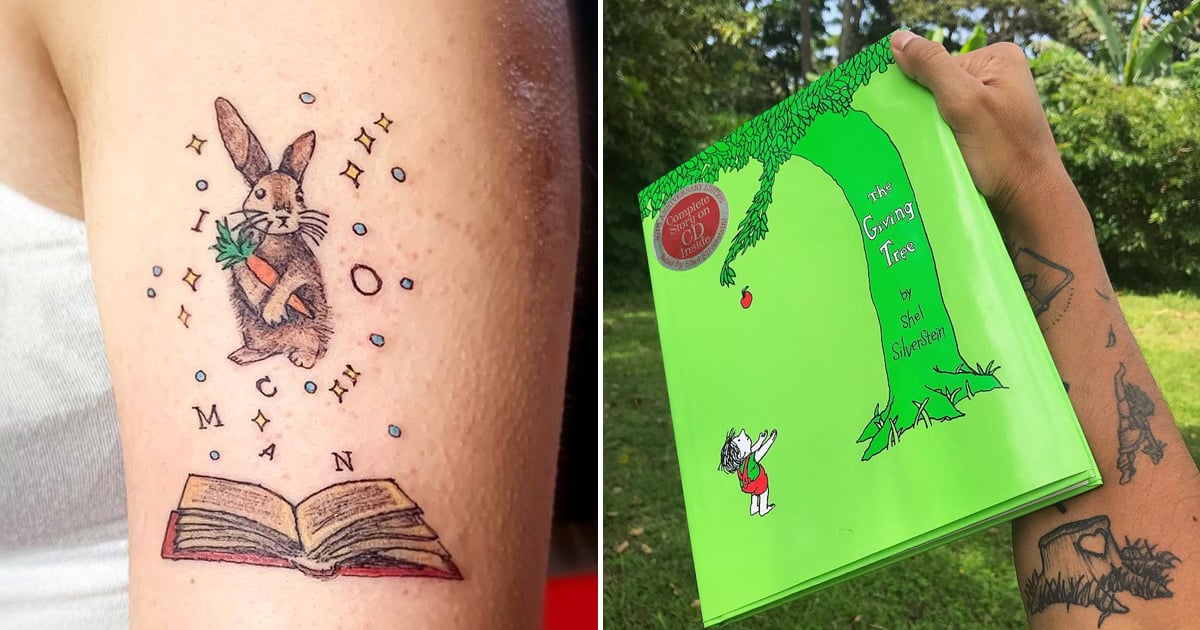 22 Cool Book Tattoo Ideas for Women  Moms Got the Stuff