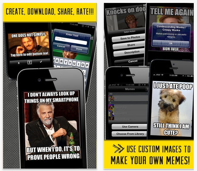 Imgur MemeGen App For iPhone Lets You Create Memes Like A Pro