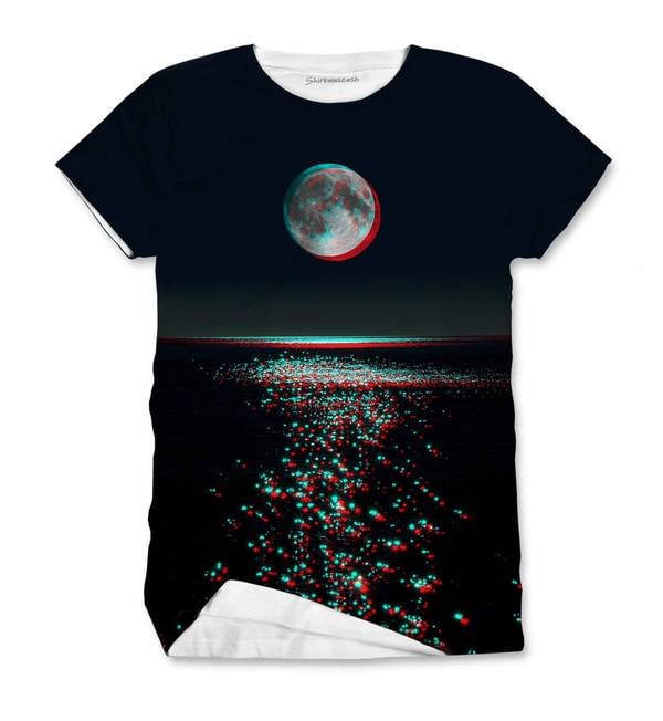 3D Glitch Moon
