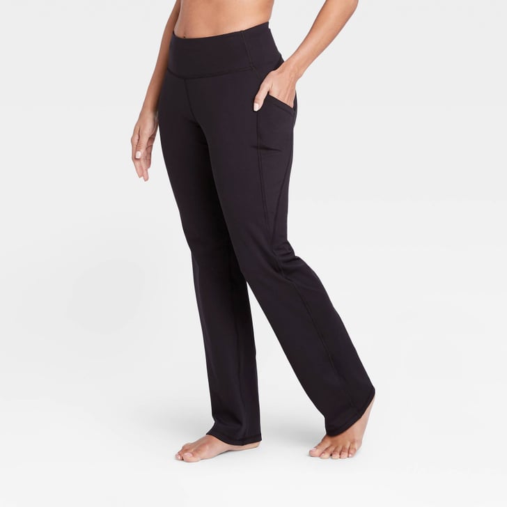 Straight-Leg Yoga Pants: All in Motion Women's Contour Curvy High-Rise ...
