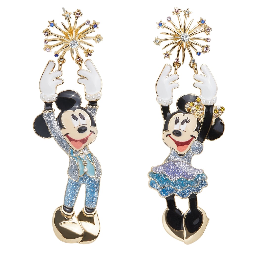 Mickey and Minnie Mouse Walt Disney World 50th Anniversary Earrings