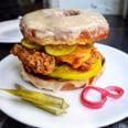 Holy Sh*t, This Fried Chicken Sandwich Has a BOOZY Doughnut Bun