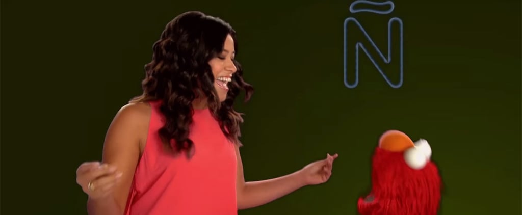 Gina Rodriguez Rapping the ABCs in Spanish With Elmo | Video