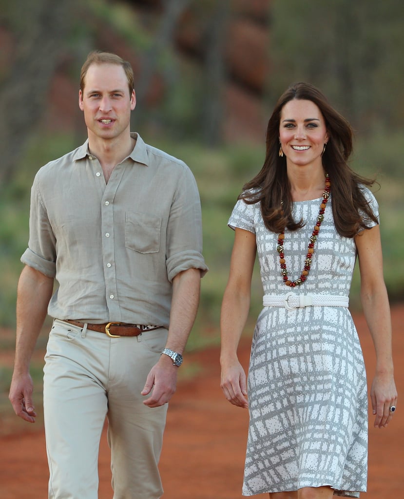 The royals looked picture perfect when they stopped by the National Indigenous Training Academy in Ayers Rock, Australia.