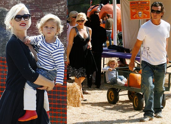 Gwen, Gavin and Kingston Head to the Pumpkin Patch