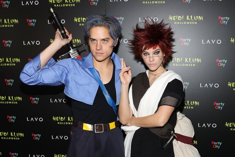 Barbara and Dylan at Heidi Klum's 2018 Halloween Party