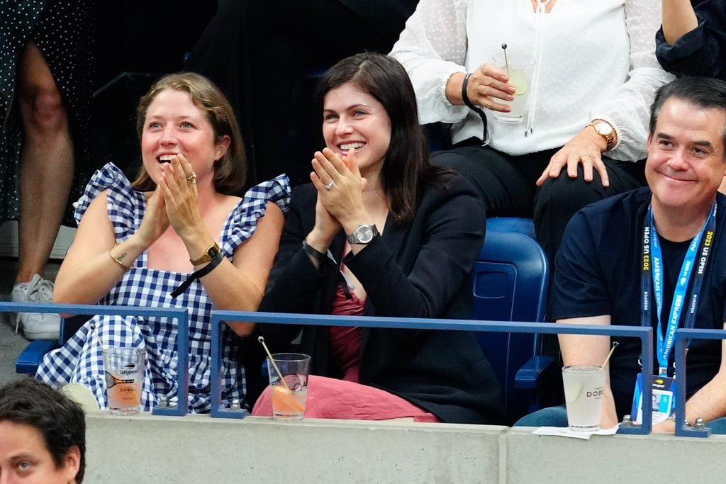 Alexandra Daddario at the US Open on Sept. 9.