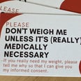 The Story Behind the Viral "Don't Weigh Me" Cards That Fight Weight Stigma