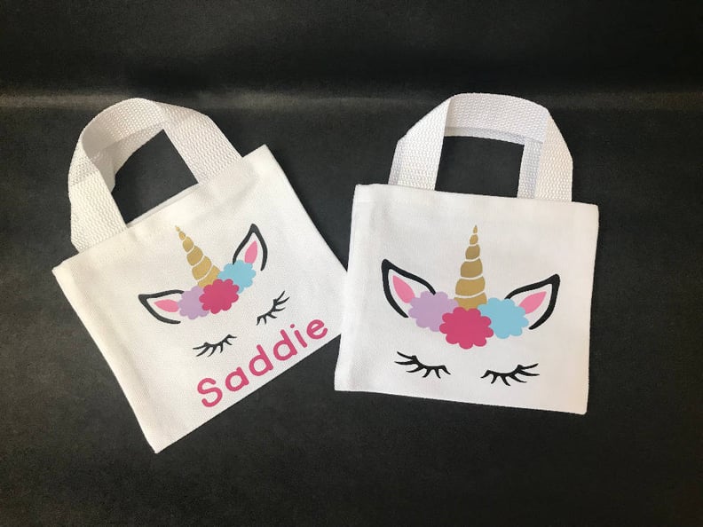 Personalized Unicorn Tote Bags