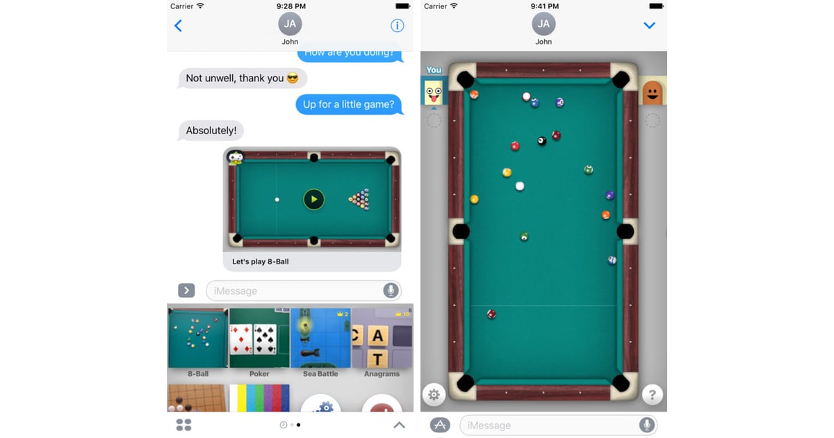 How to use imessage games