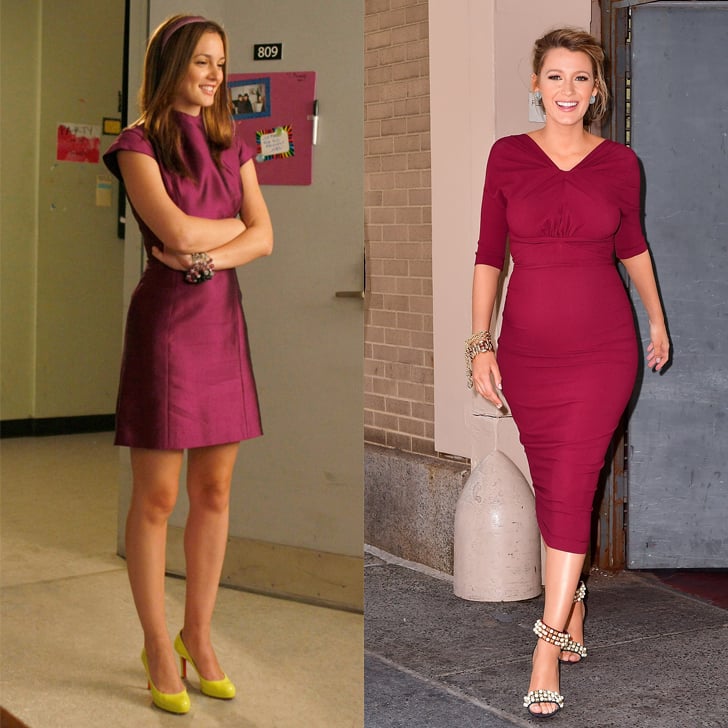 When Her Cranberry-Colored Dress Was Elevated Yet Sweet