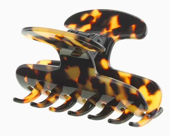 J.Crew Large Hair Clip in Italian Tortoise