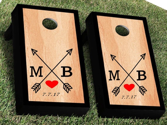 Personalized Cornhole Decal Set