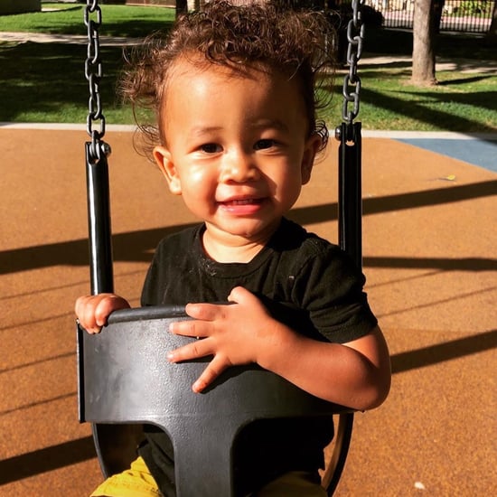 Chrissy Teigen Takes Miles to Get His First Haircut