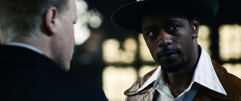 JUDAS AND THE BLACK MESSIAH, from left: Jesse Plemons, LaKeith Stanfield, as William O'Neal, 2021.   Warner Bros. / Courtesy Everett Collection
