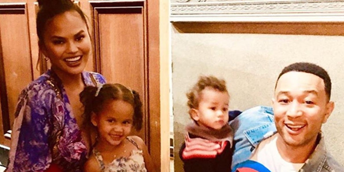 Chrissy Teigen's Family Photo Struggle Is So Relatable PS Family