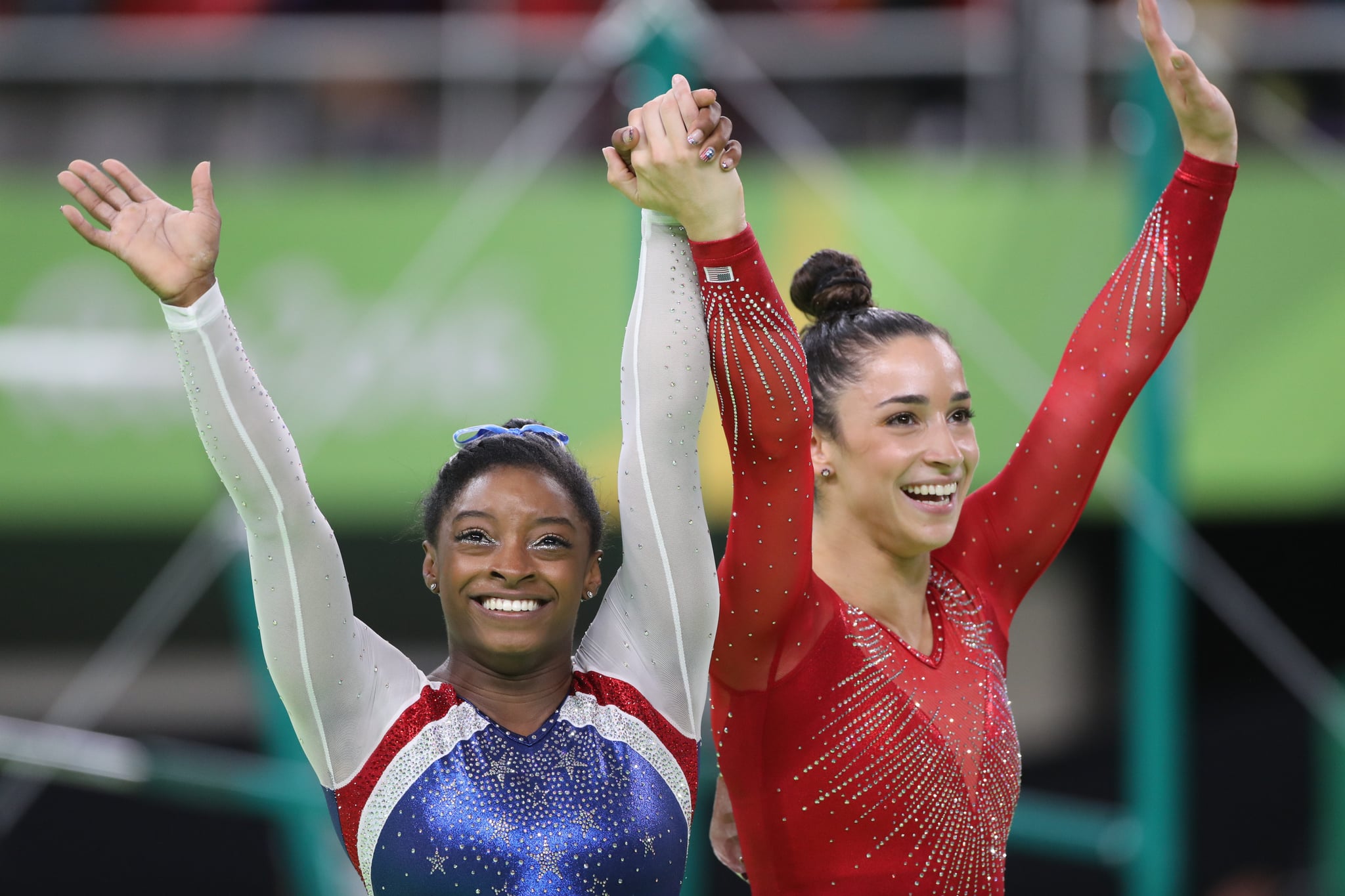 Simone Biles and Aly Raisman Share the