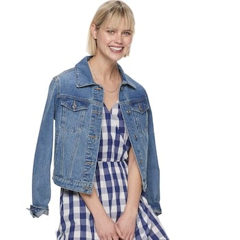 POPSUGAR at Kohl's Collection Denim Cropped Jacket