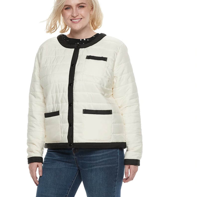 POPSUGAR at Kohl's Collection Colorblock Puffer Jacket