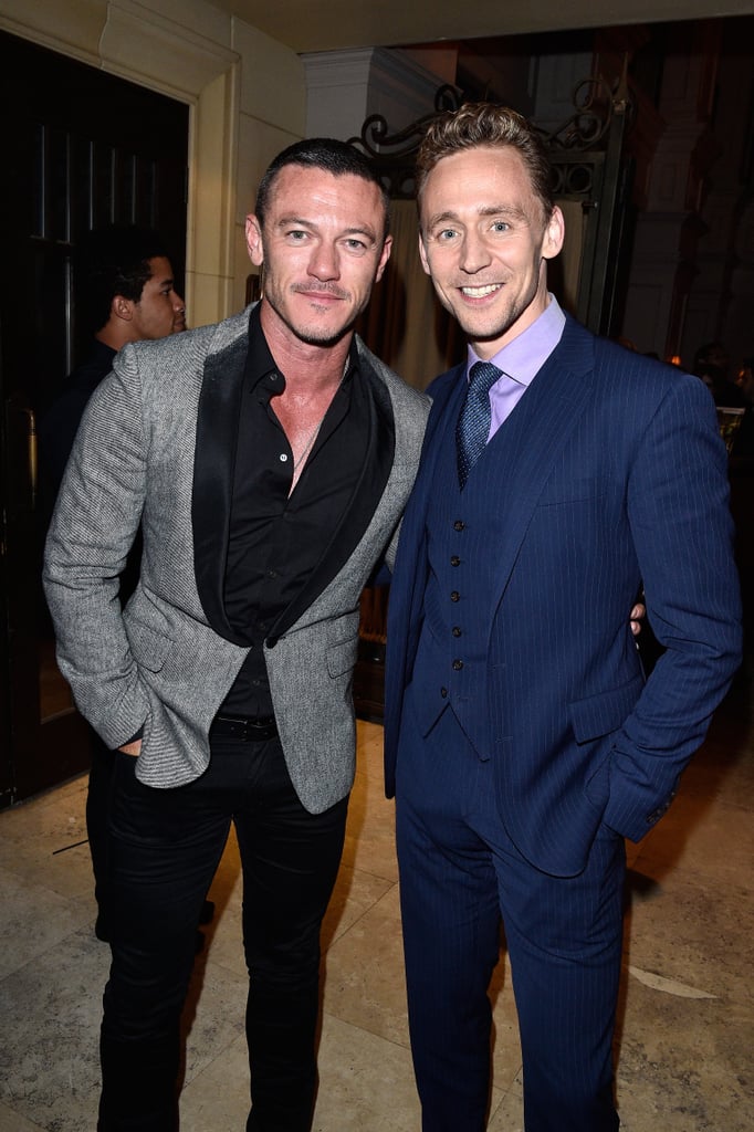 Luke Evans and Tom Hiddleston
