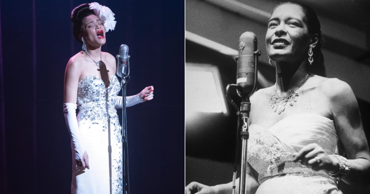 Andra Day Portrays Music Legend Billie Holiday in Spot-On Outfits – The Photos Are Mesmerizing