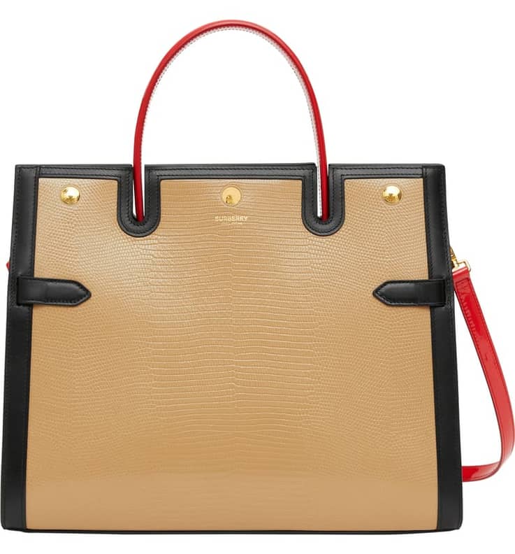Burberry title bag review sales