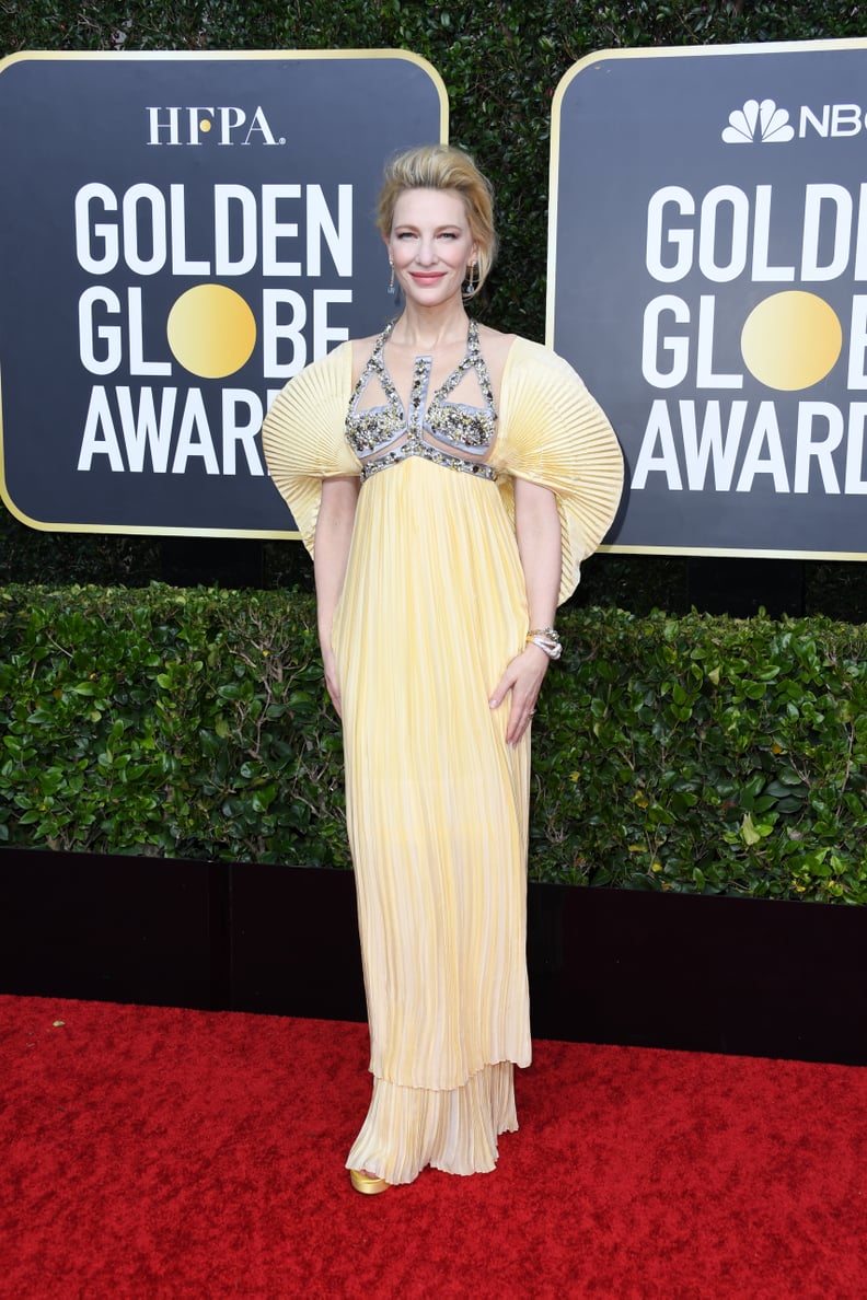 Cate Blanchett at the Golden Globes, 2020