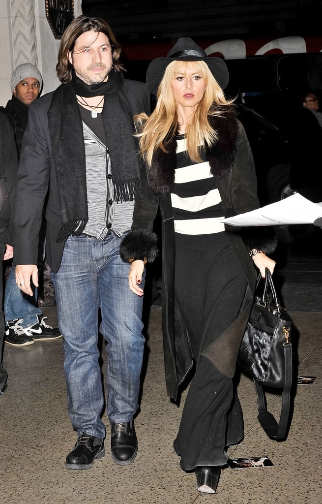 Rachel Zoe, with husband Rodger in tow, showed off chic stripes and her signature boho-inspired style.
Rachel Zoe, with husband Rodger in tow, showed off chic stripes and her signature boho-inspired style.