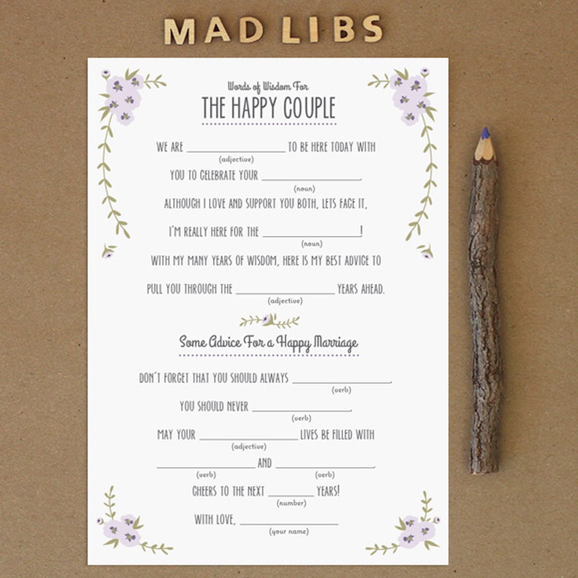 Free Wedding Guest-Book Printables | PS Smart Living