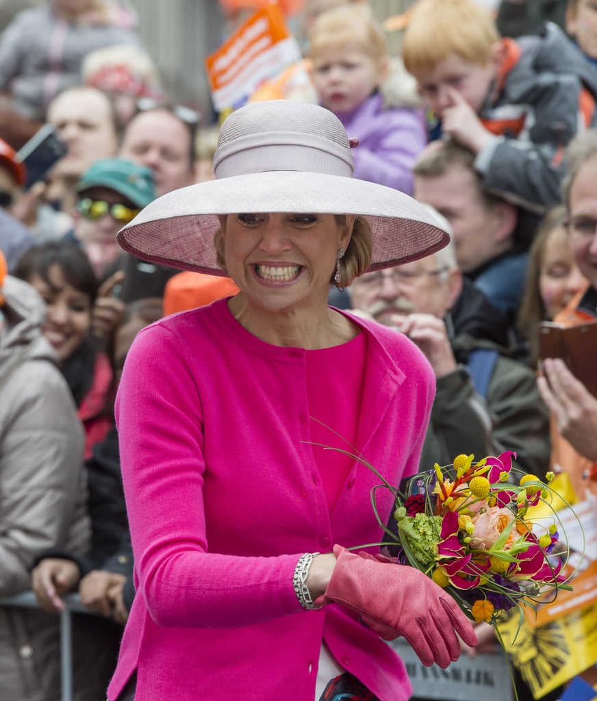 Queen Maxima of the Netherlands' Happy Faces