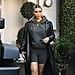 Kim Kardashian Wearing Yeezy Clear Heels