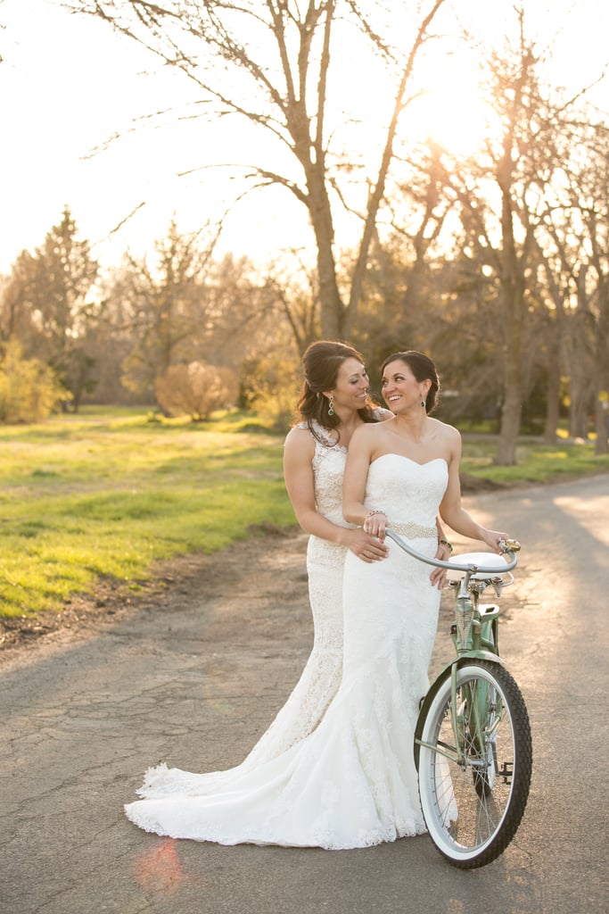 Rustic BikeThemed Wedding POPSUGAR Love & Sex Photo 75