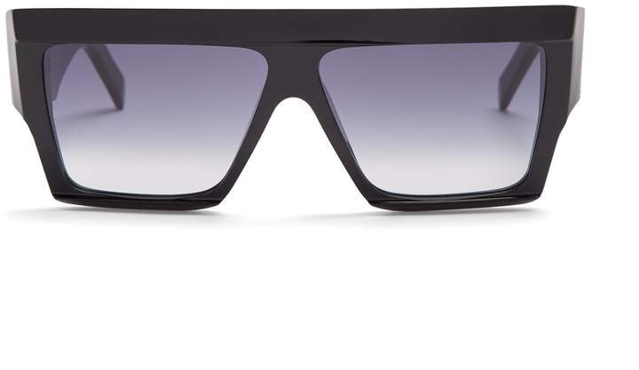 Celine Squared Aviator-Frame Sunglasses