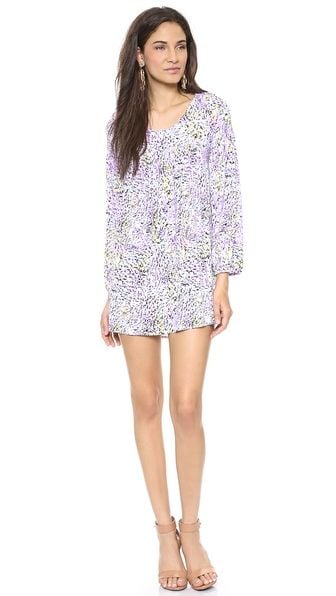 Tbags Long Sleeve Mini Dress ($176) | Beach Wedding Guest ...
