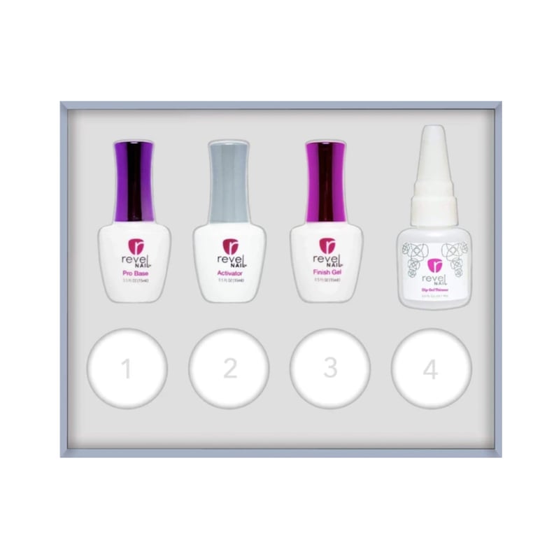 Revel Nail Bare With Me Dip Powder Kit