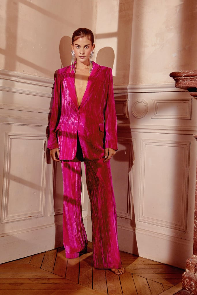 Nasty Gal You're Losing Your Touch Wide-Leg Velvet Pants