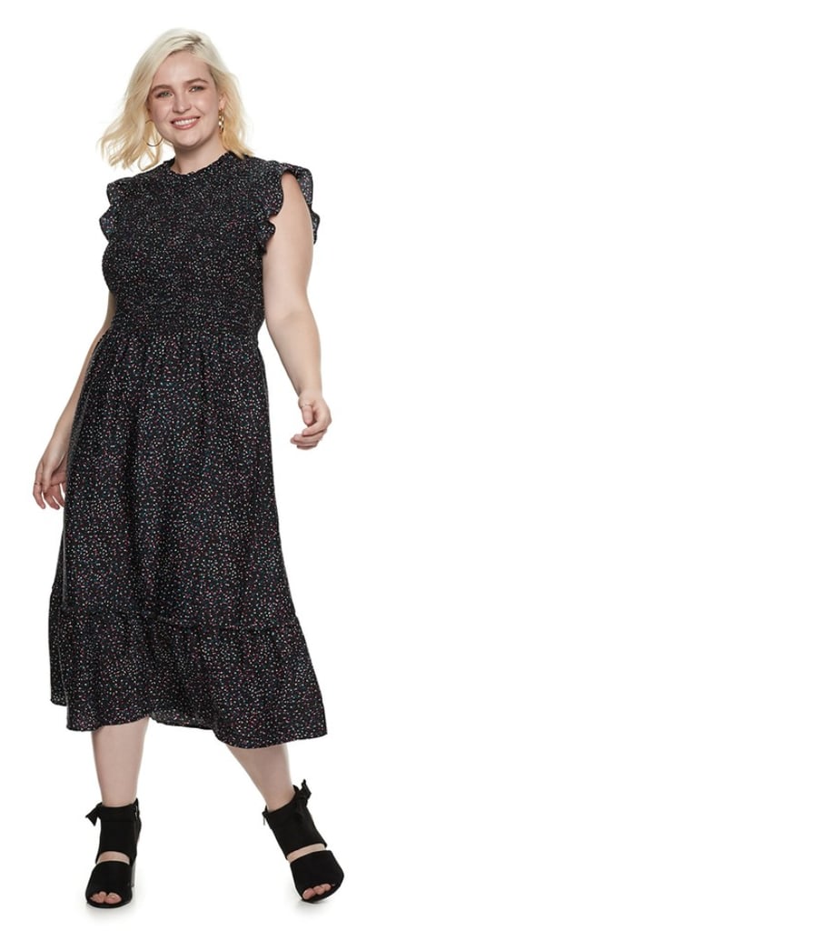 Ruffle Smocked Midi Dress Best Plus Size Clothes From Kohls Popsugar Fashion Uk Photo 9