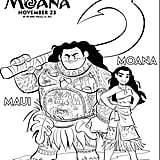 Pua And Heihei Printable Moana Coloring Sheet Bring A Little Bit Of Disney Magic To Playtime With These Printable Moana Coloring Pages Popsugar Family Photo 5